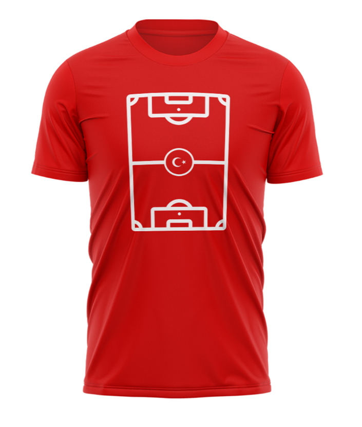NIKE ÖZEL SERİ MİLLİ TAKIM AY YILDIZLI FUTBOL SAHASI TİŞÖRT XXL