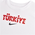 Resim  GÜNLÜK GİYİM TÜRKİYE YAZILI BEYAZ KADIN T-SHIRT FQ8676-100