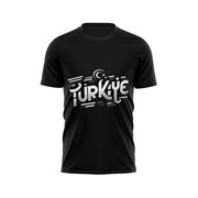 Picture of TÜRKİYE NATIONAL TEAM MODERN TEXT DESIGN BLACK T-SHIRT