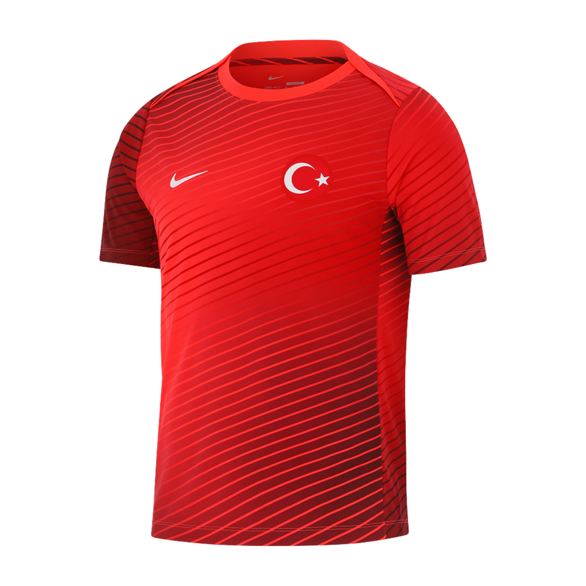 Türkiye Milli Takım Nike Maç Önü Forması - Kırmızı