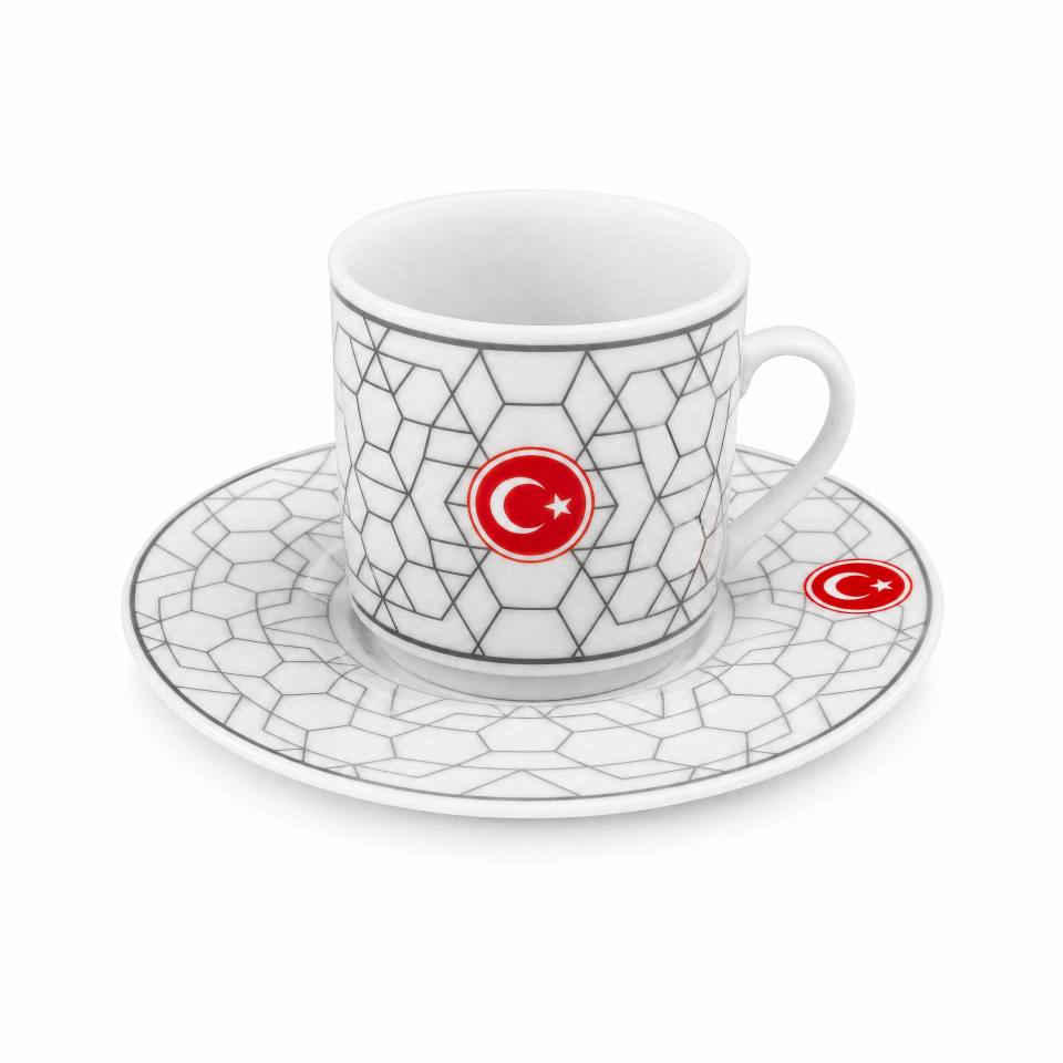 Kütahya Porselen Türk Kahvesi Fincan Takımı