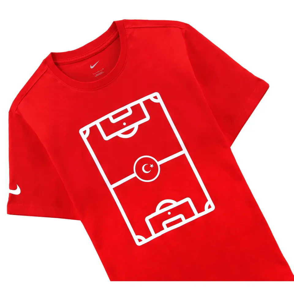 NIKE ÖZEL SERİ MİLLİ TAKIM AY YILDIZLI FUTBOL SAHASI TİŞÖRT XXL