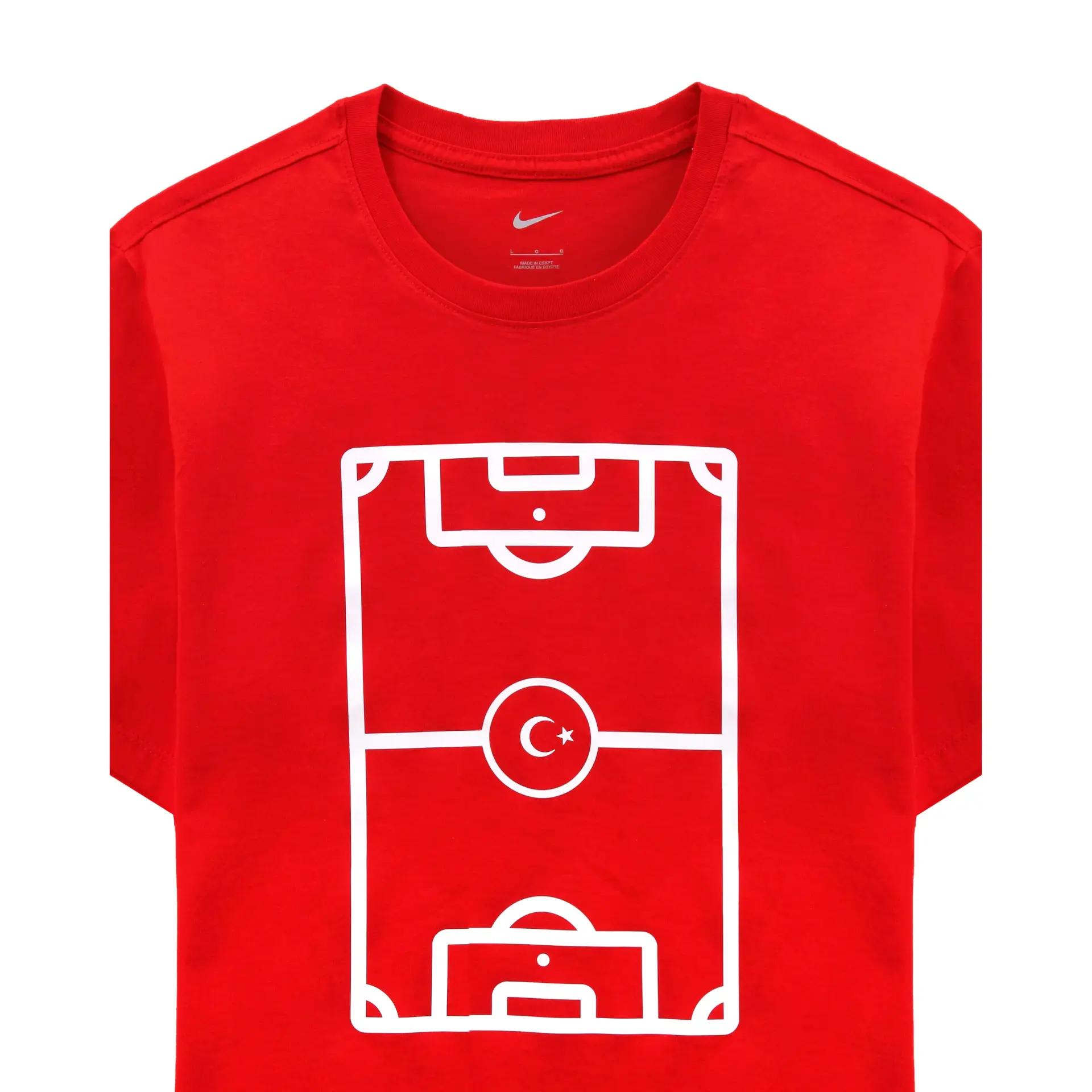 NIKE ÖZEL SERİ MİLLİ TAKIM AY YILDIZLI FUTBOL SAHASI TİŞÖRT XXL