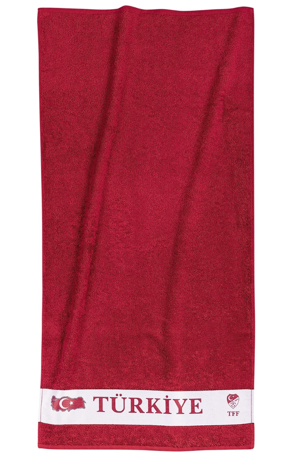 TÜRKİYE TFF KIRMIZI HAVLU 50X100 cm