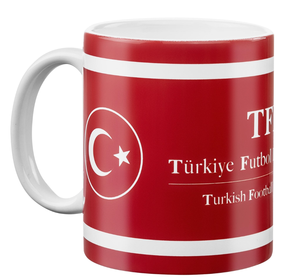 TÜRKİYE TFF PORSELEN KUPA KIRMIZI