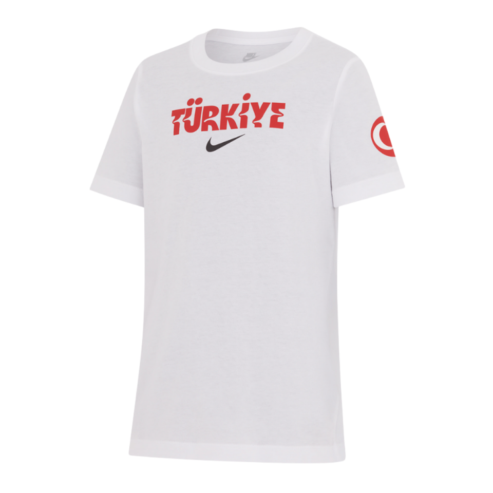 GÜNLÜK GİYİM TÜRKİYE YAZILI BEYAZ ÇOCUK T-SHIRT XS
