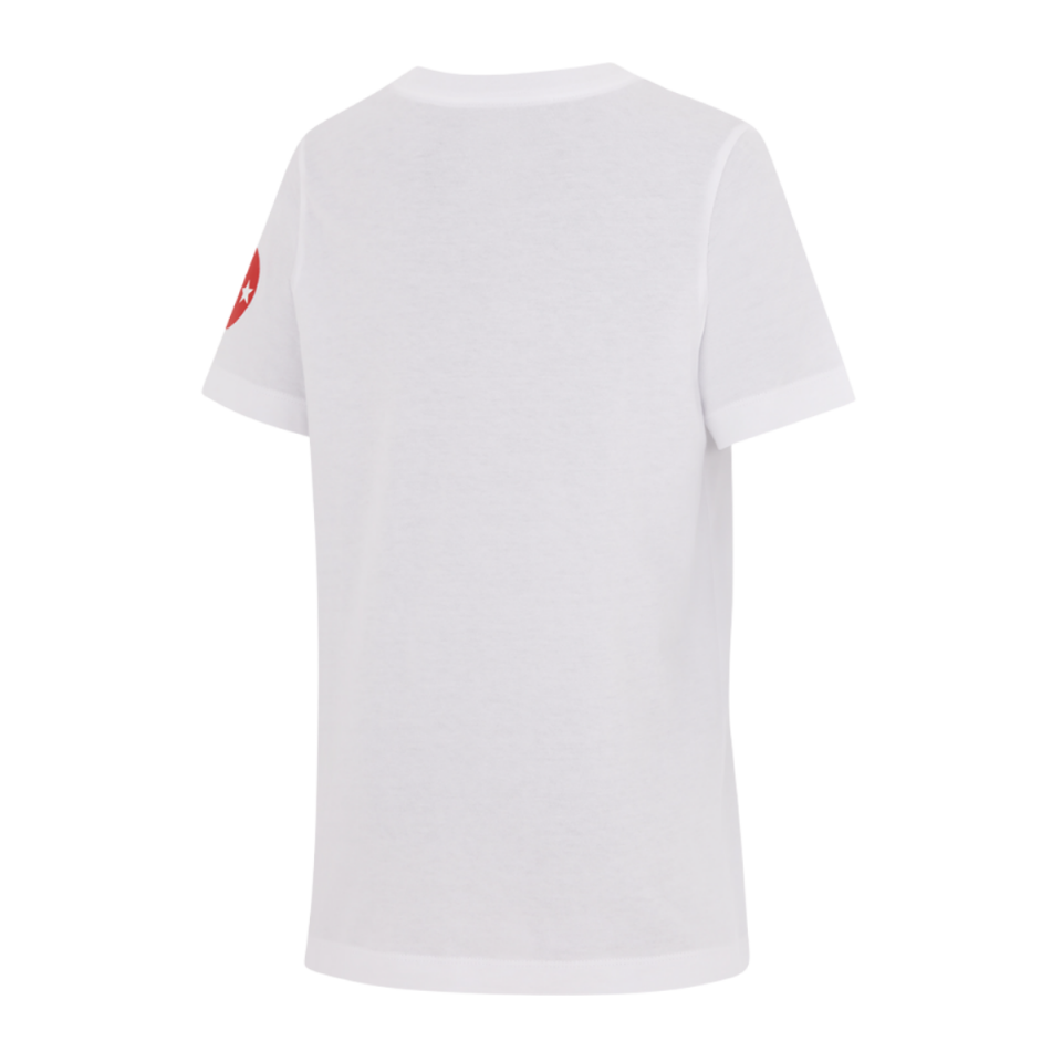 DAILY WEAR TURKEY PRINTED WHITE KID'S T-SHIRT