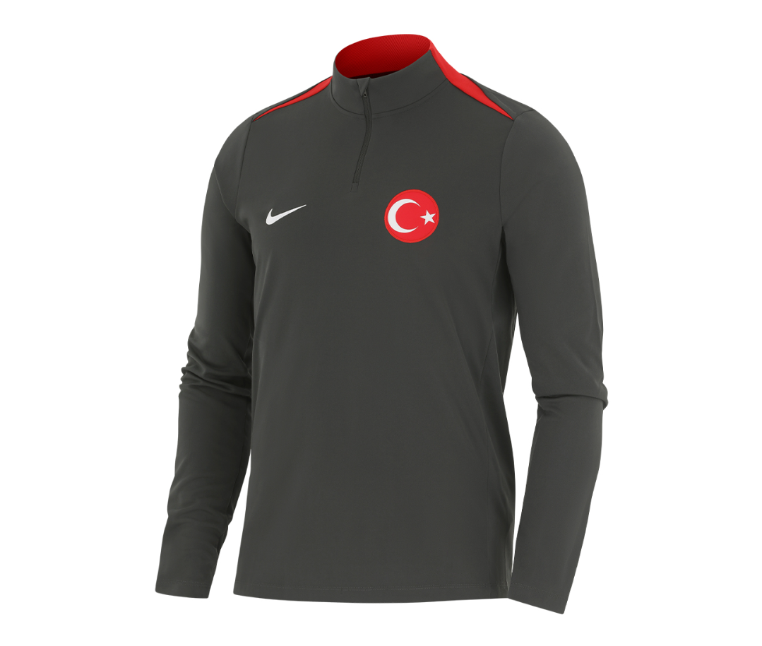 ANTRENMAN ÜST YARIM FERMUARLI UZUN KOLLU XL