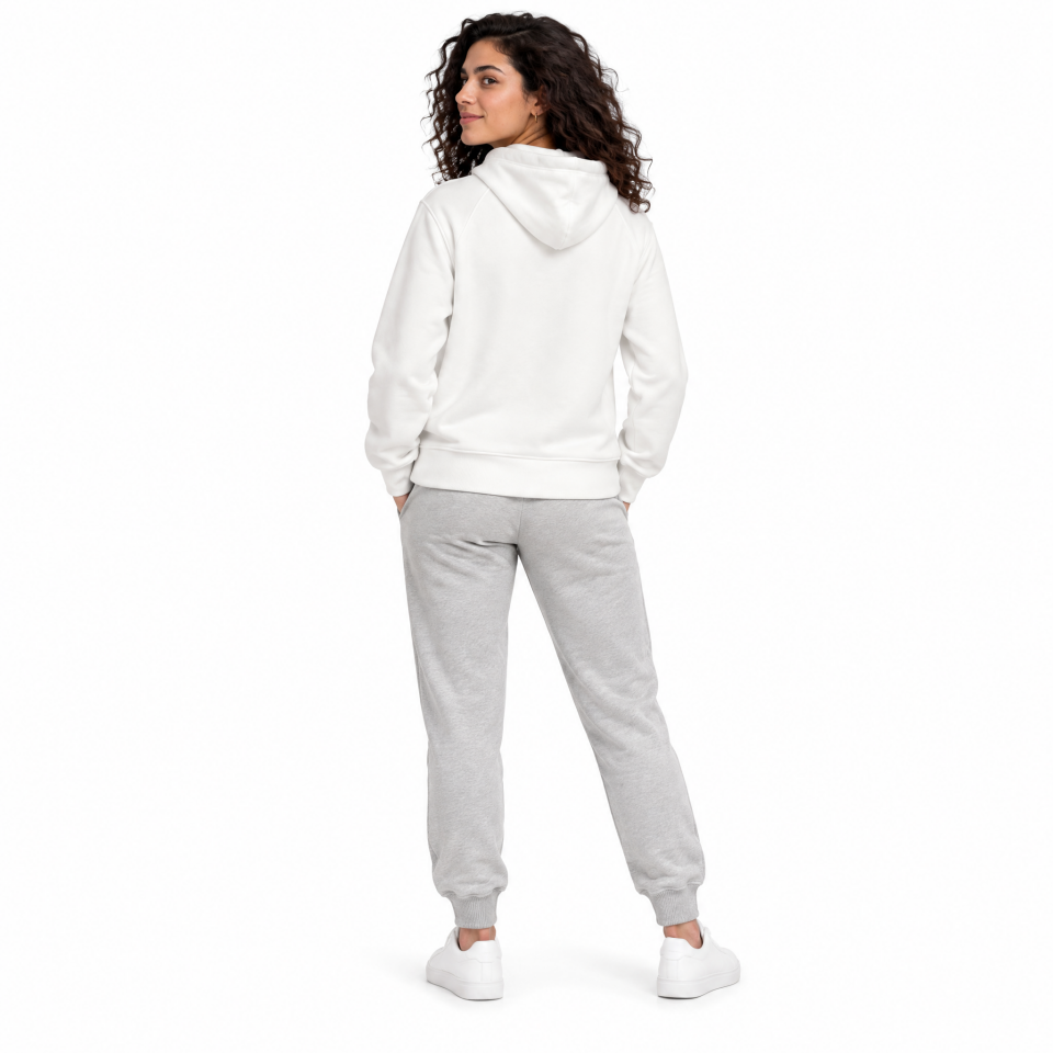 Forma Baskılı Kapüşonlu Sweatshirt