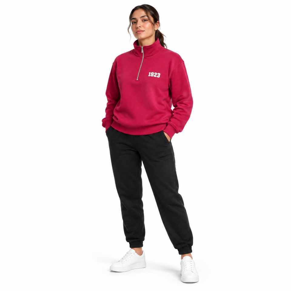 1923 Yarım Fermuarlı Sweatshirt L