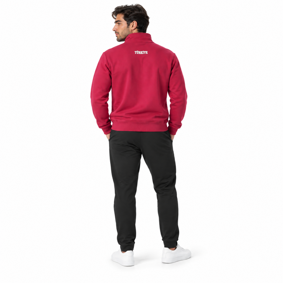 1923 Yarım Fermuarlı Sweatshirt XL