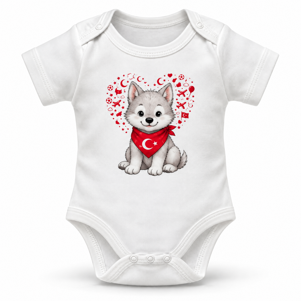 Kalpli Yavru Kurt Bebek Zıbını 9-12 ay