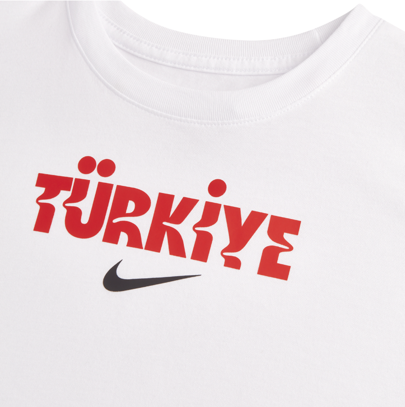 GÜNLÜK GİYİM TÜRKİYE YAZILI BEYAZ KADIN T-SHIRT S
