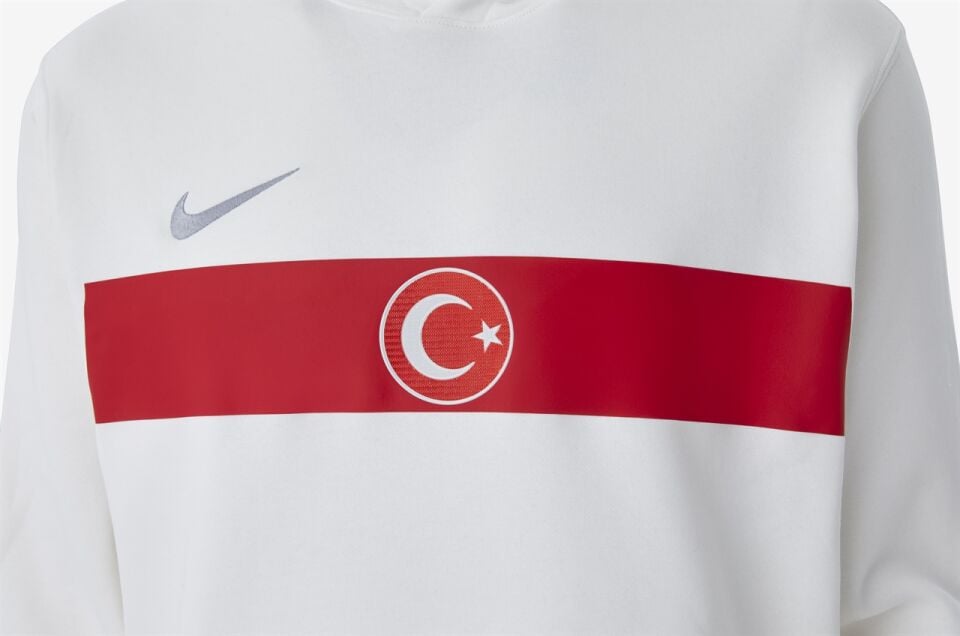 TÜRKİYE MİLLİ TAKIMI NİKE BEYAZ HOODİE XS