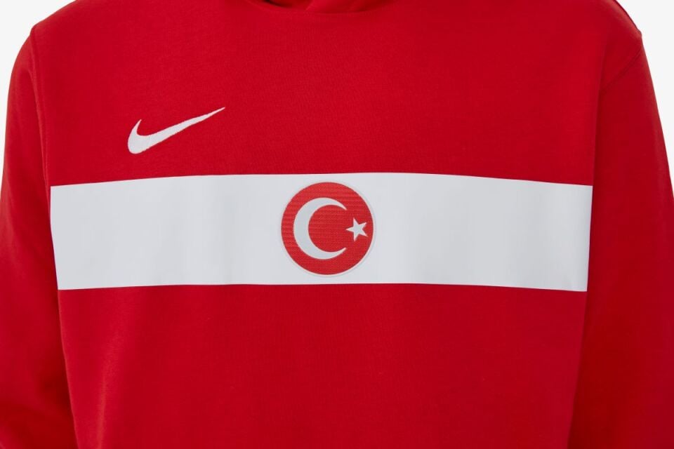 TÜRKİYE MİLLİ TAKIMI NİKE KIRMIZI HOODİE S