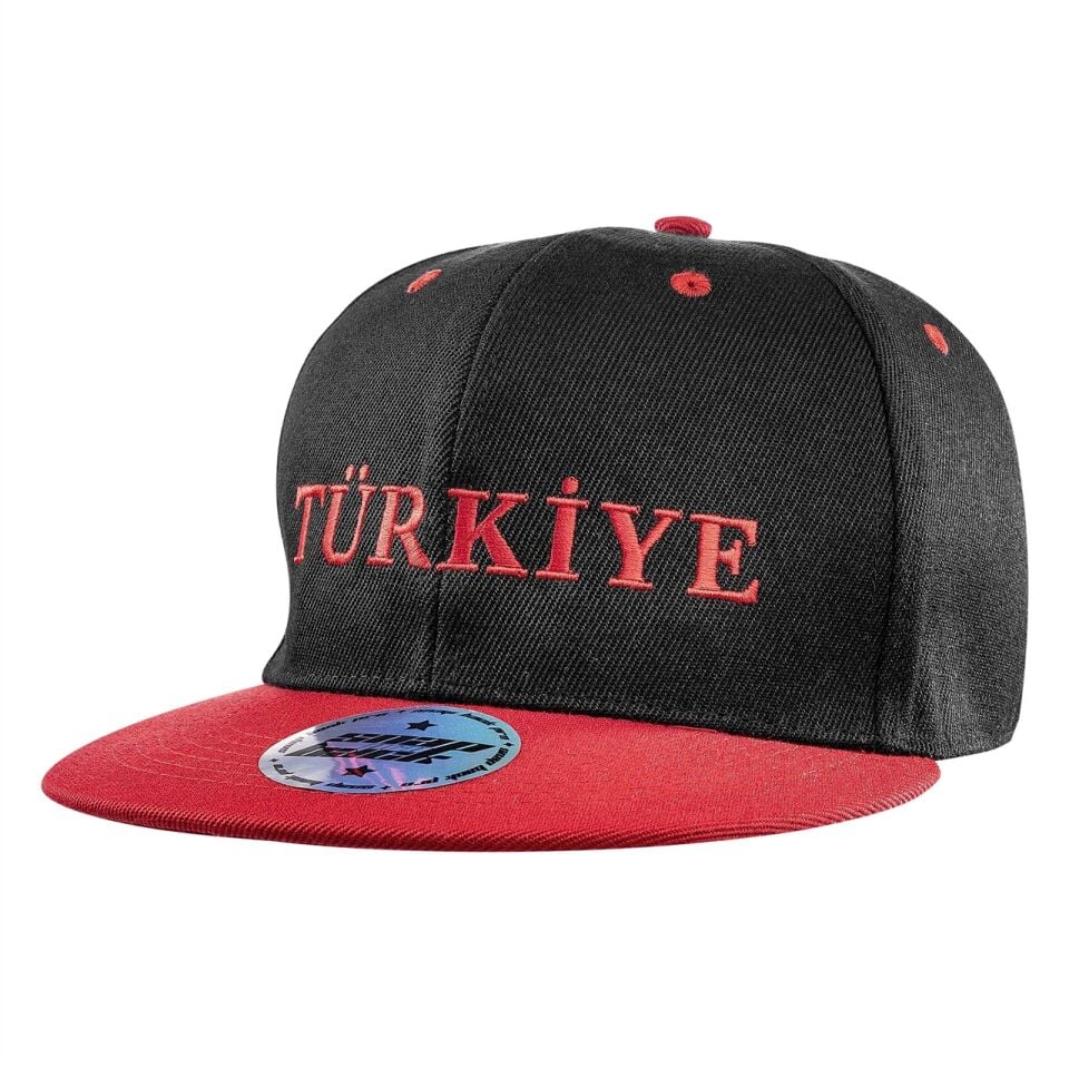 TÜRKİYE YAZILI SİYAH ŞAPKA