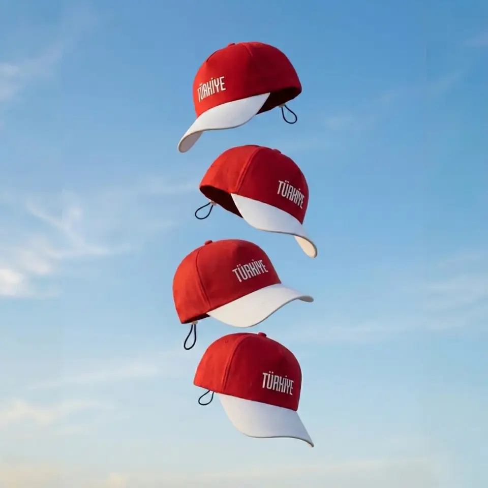 TÜRKİYE MİNİMAL ŞAPKA – BEYAZ