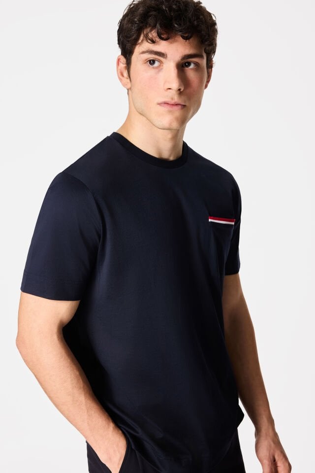 TWEEN SLİM FİT LACİVERT T-SHİRT XXL