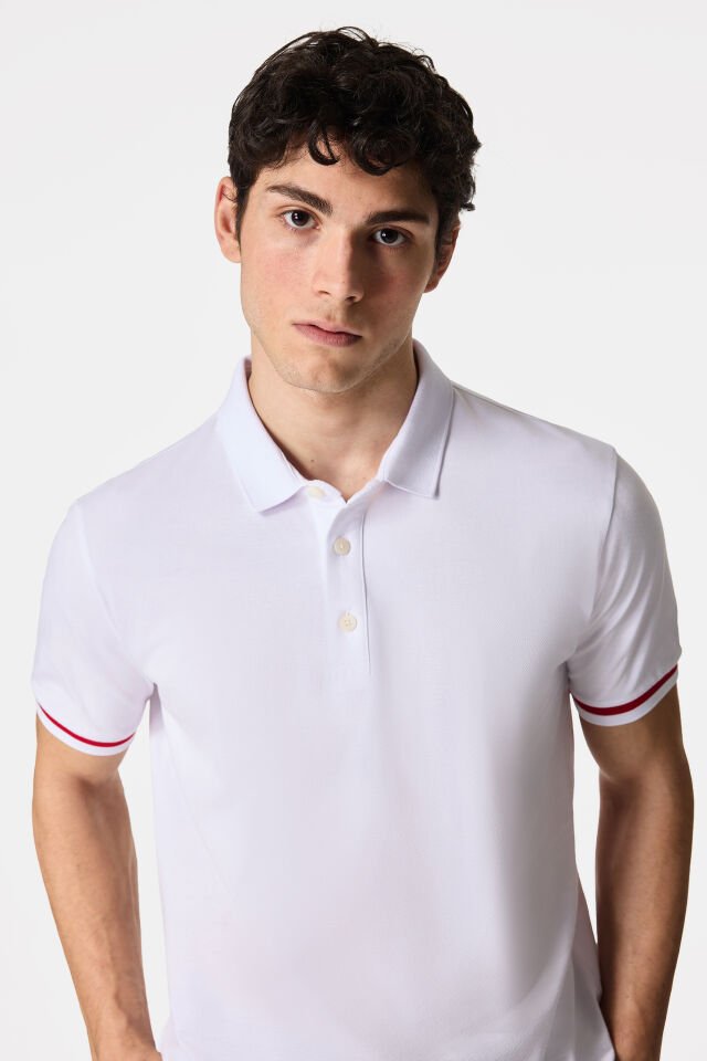 TWEEN SLİM FİT BEYAZ T-SHİRT XXL