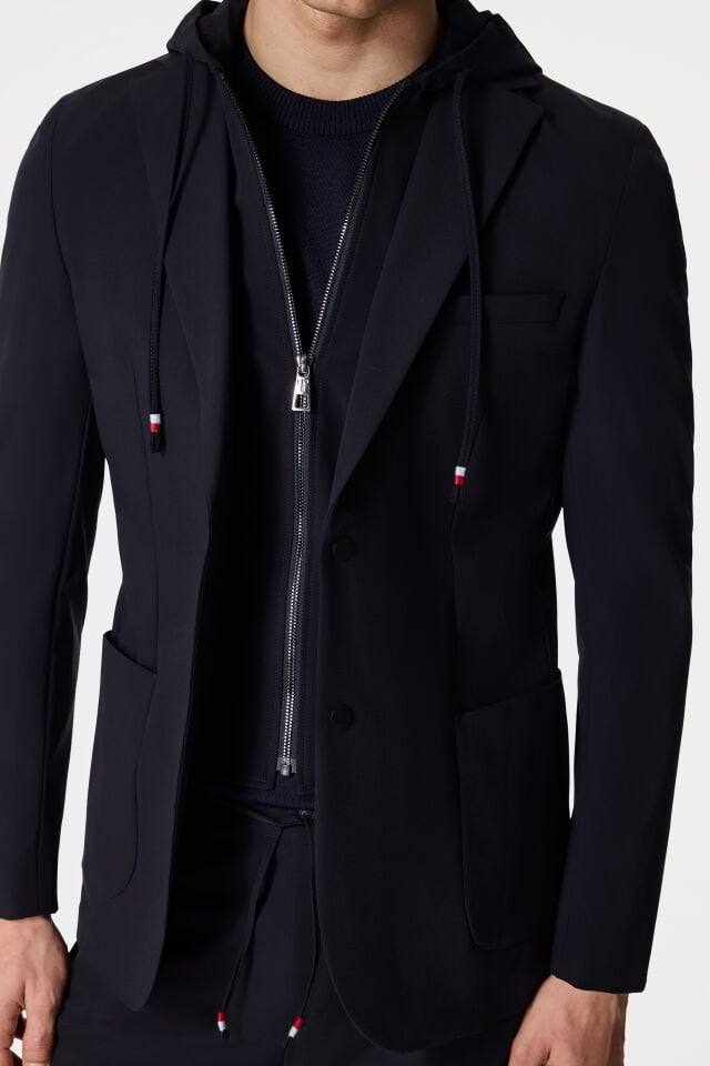 TWEEN SLİM FİT LACİVERT KUMAŞ CEKET 44