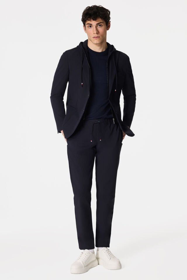 TWEEN SLİM FİT LACİVERT KUMAŞ CEKET 44