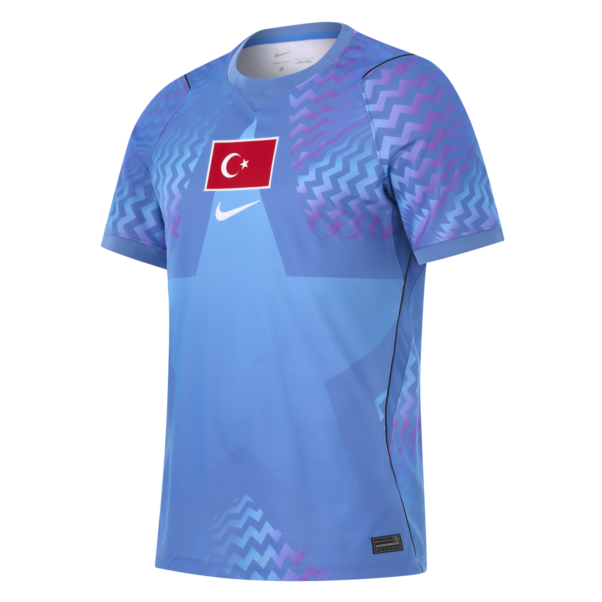 Türkiye Milli Takım Nike Kaleci Maç Forması - Mavi