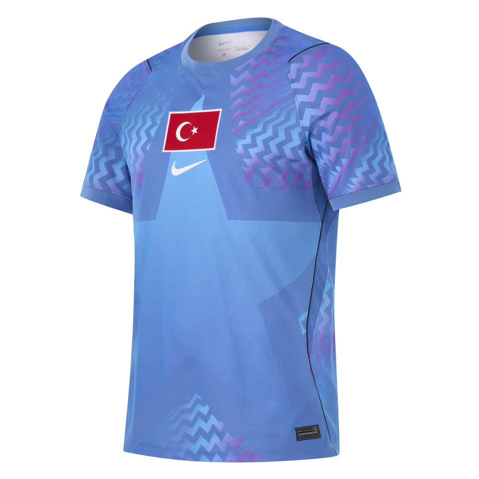 Türkiye Milli Takım Nike Kaleci Maç Forması - Mavi L