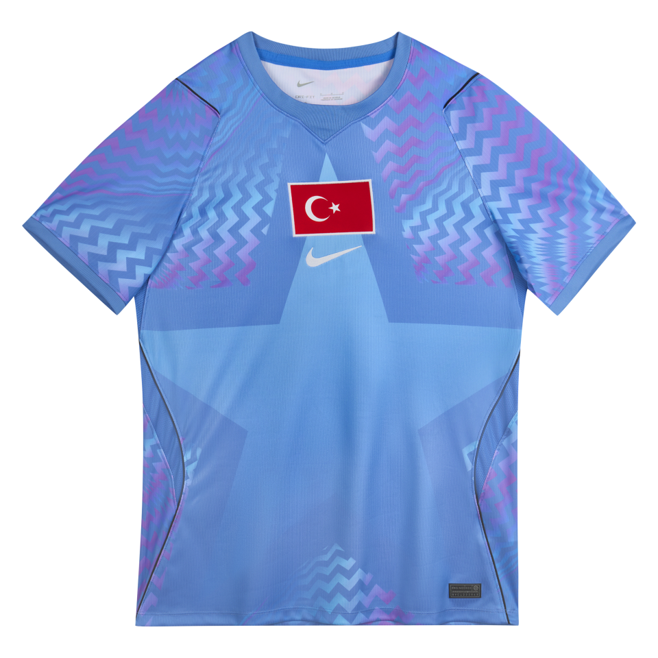 Türkiye Milli Takım Nike Kaleci Maç Forması - Mavi