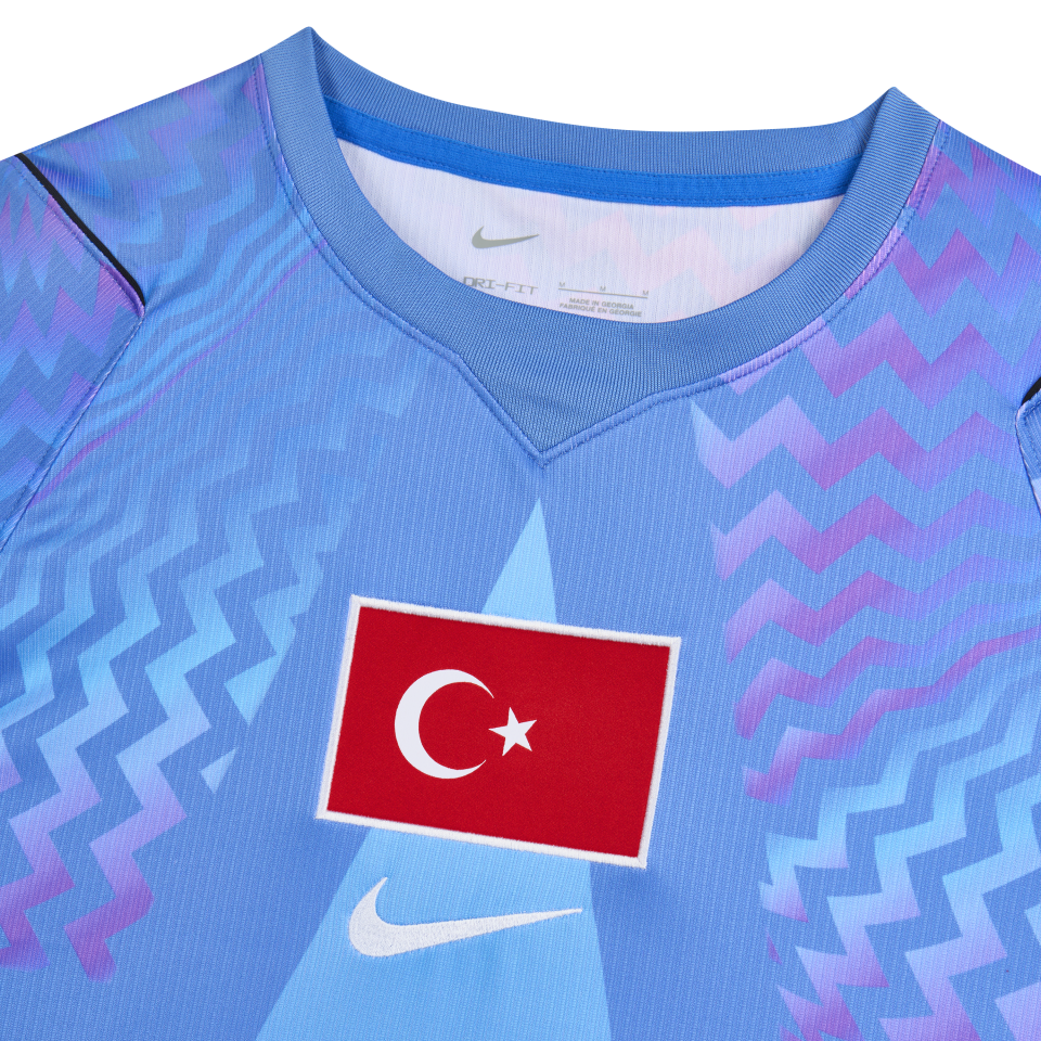 Türkiye Milli Takım Nike Kaleci Maç Forması - Mavi