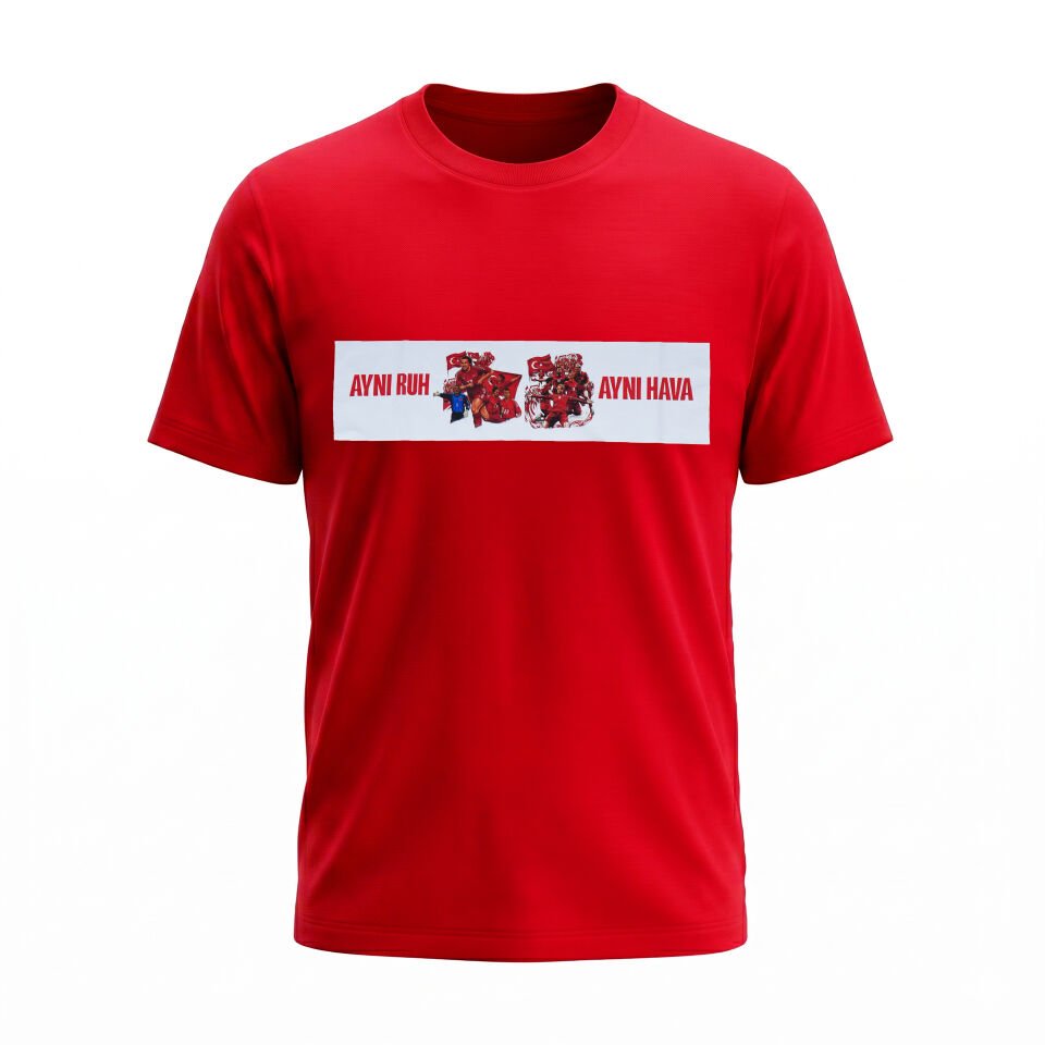 AYNI RUH AYNI HAVA T-SHIRT KIRMIZI 2XL