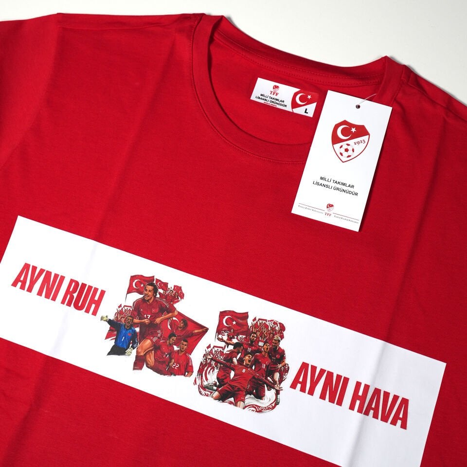 AYNI RUH AYNI HAVA T-SHIRT KIRMIZI XL