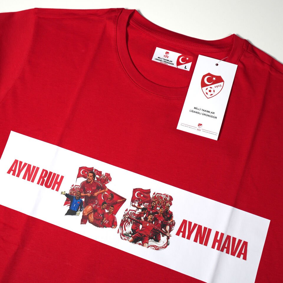 AYNI RUH AYNI HAVA T-SHIRT KIRMIZI 2XL