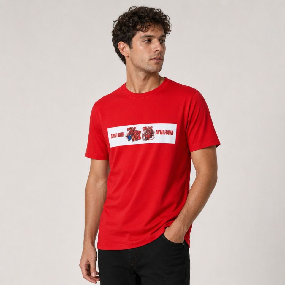 AYNI RUH AYNI HAVA T-SHIRT KIRMIZI 2XL