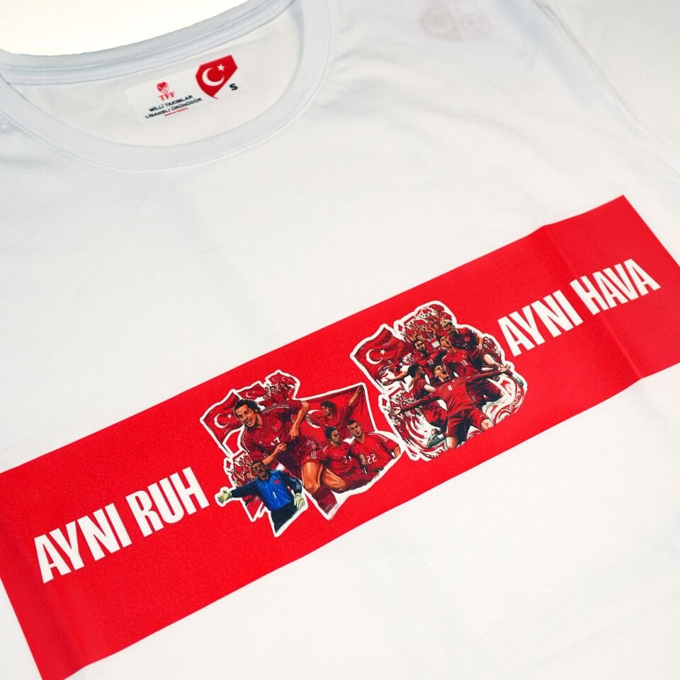 AYNI RUH AYNI HAVA T-SHIRT BEYAZ XL
