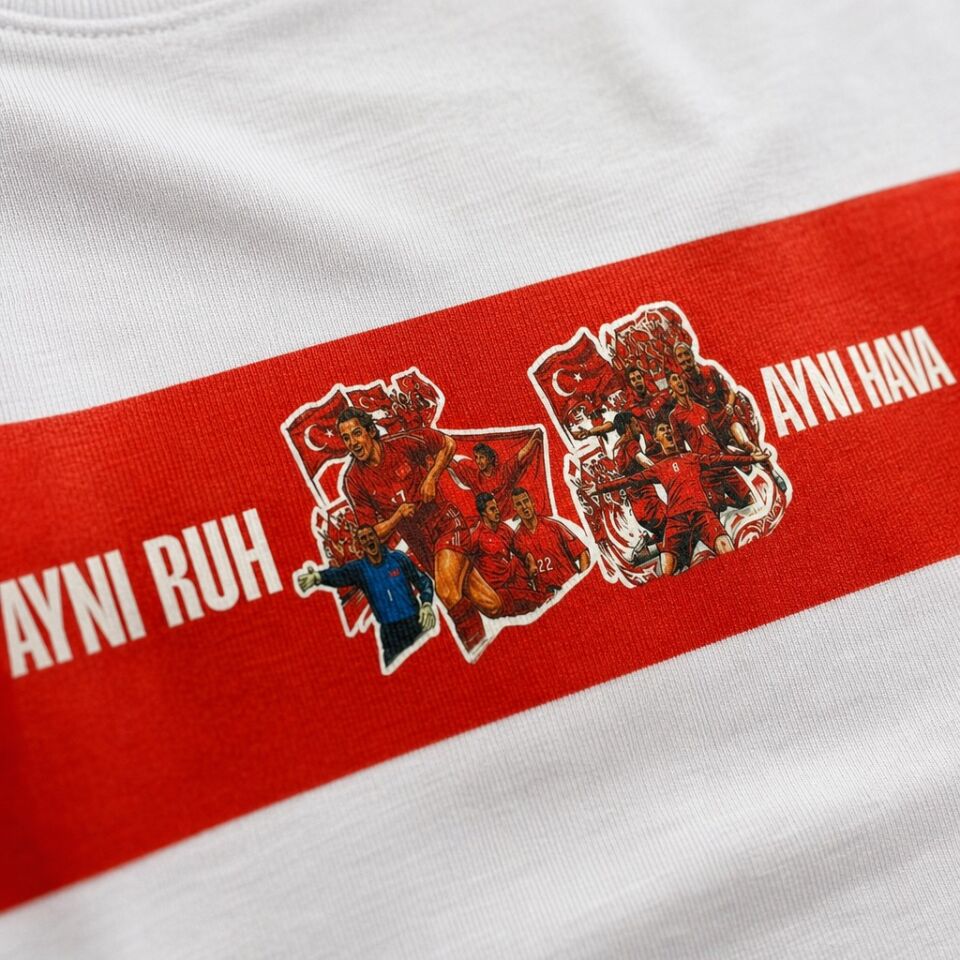 AYNI RUH AYNI HAVA T-SHIRT BEYAZ