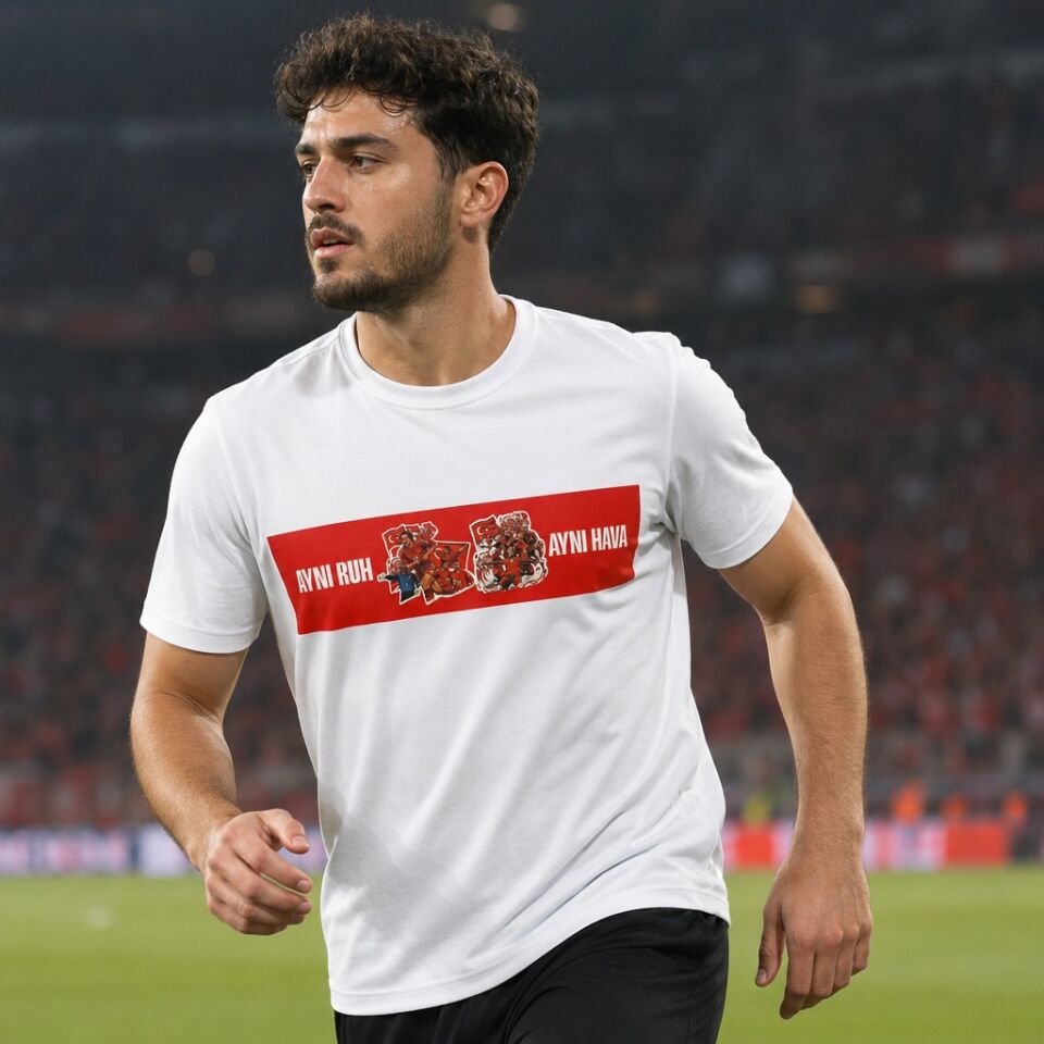 AYNI RUH AYNI HAVA T-SHIRT BEYAZ