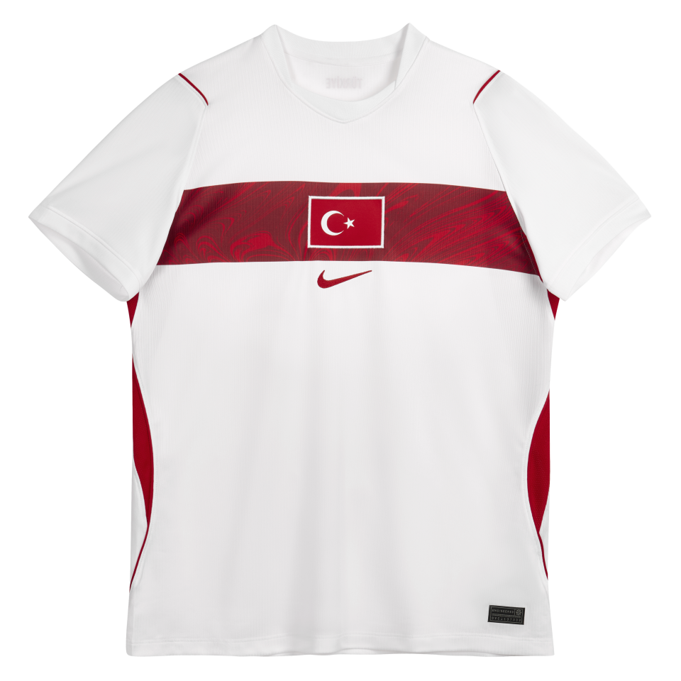 Türkiye Milli Takım Nike Kadın Deplasman Stadyum Forması -Beyaz