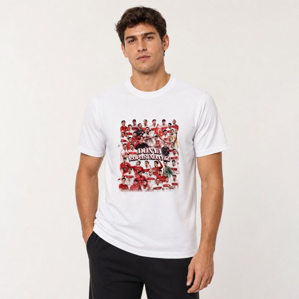 DÜNYA KUPASINDAYIZ T-SHIRT BEYAZ 2XL