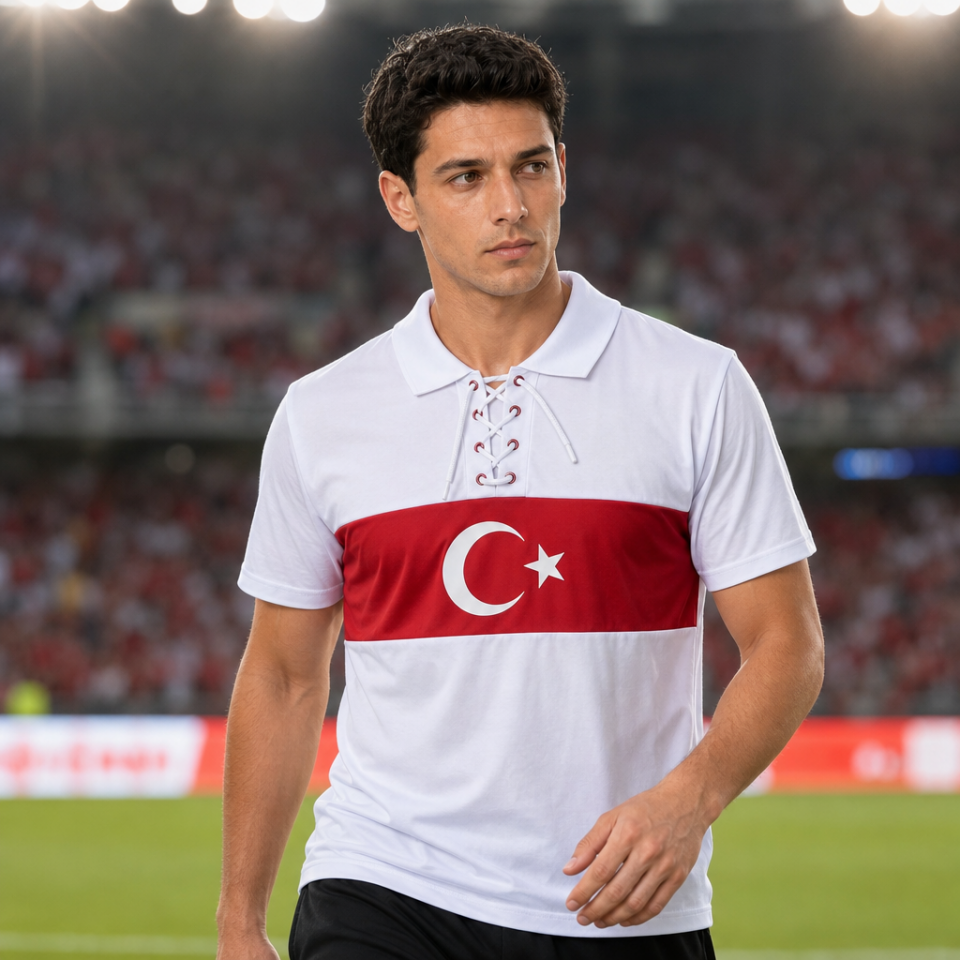 Türkiye Milli Takım Bağcıklı Retro Forma XL