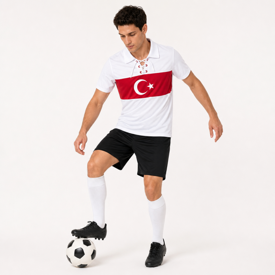 Türkiye Milli Takım Bağcıklı Retro Forma XL
