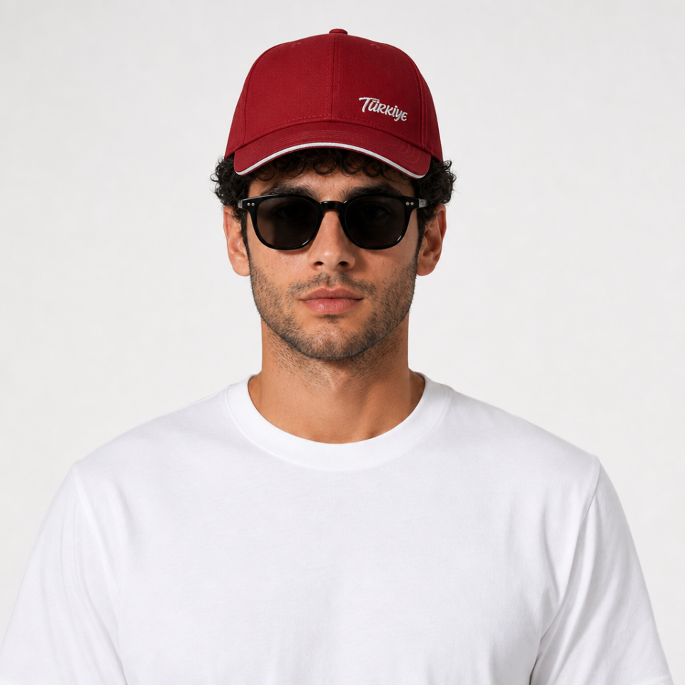 Turkey National Team Minimal Logo Hat - Maroon