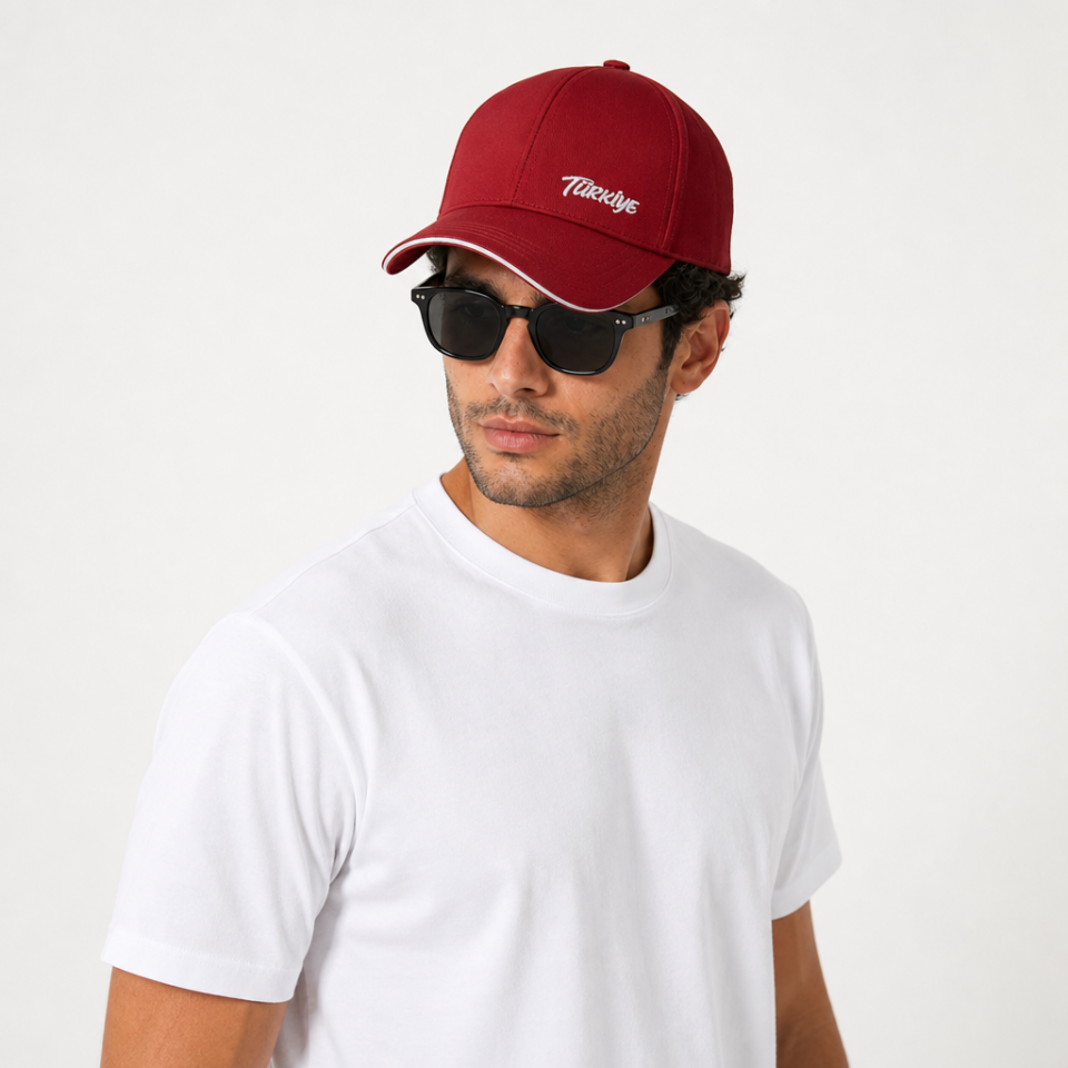 Turkey National Team Minimal Logo Hat - Maroon