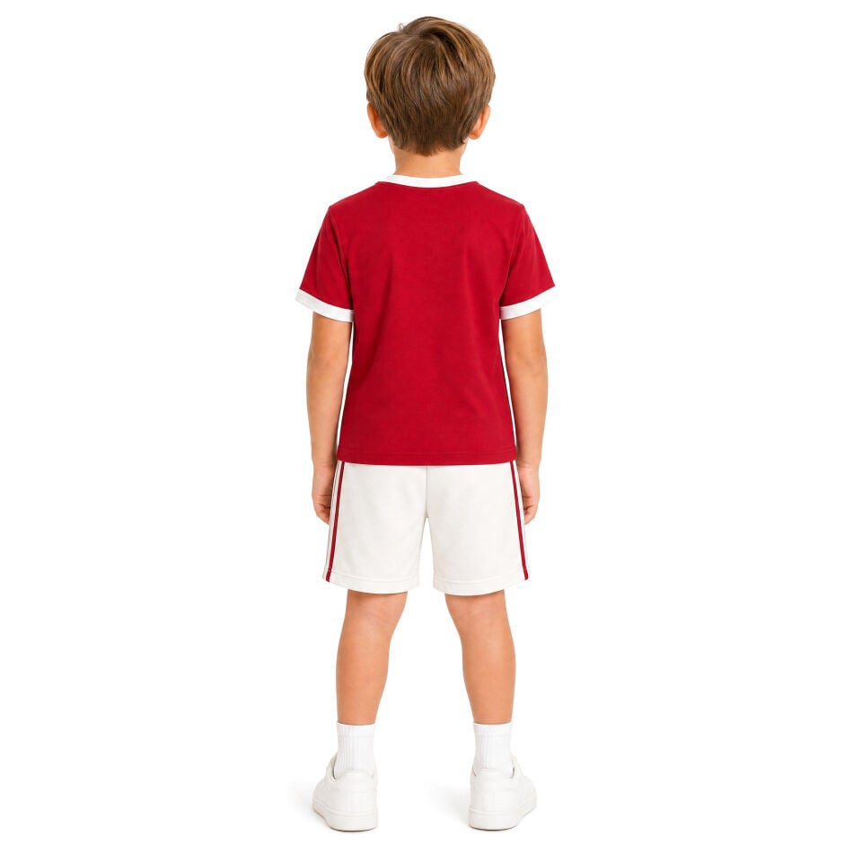 Turkey National Team 1923 Printed Children's Top and Bottom Set - Red XL