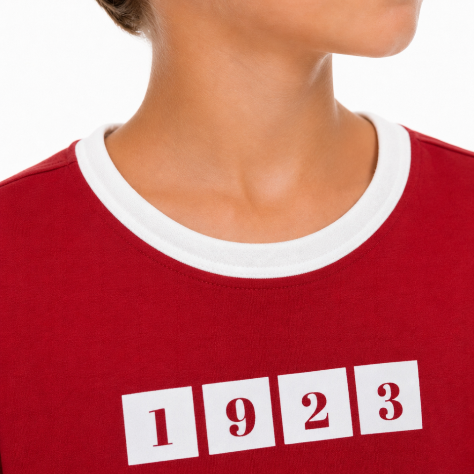 Türkiye Milli Takım 1923 Baskılı Çocuk Alt Üst Takım - Kırmızı