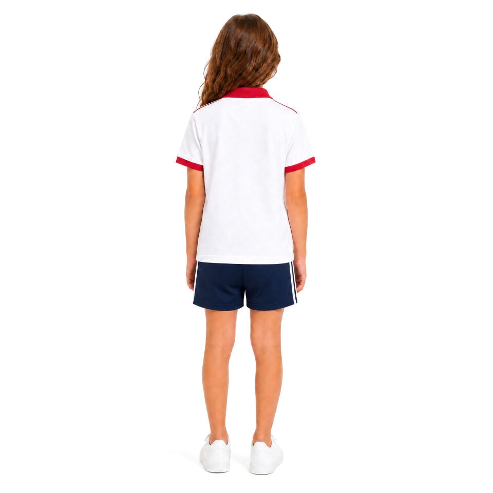 POLO DÜZ TSHIRT ÇOCUK-Beyaz M